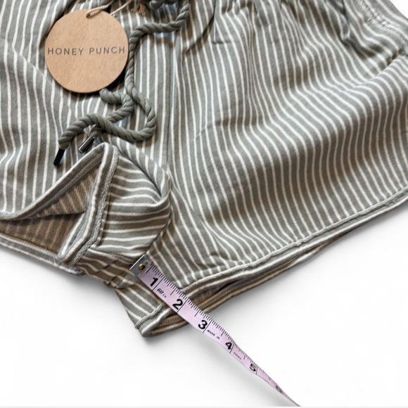 Striped Drawstring Shorts - Picture 14 of 14